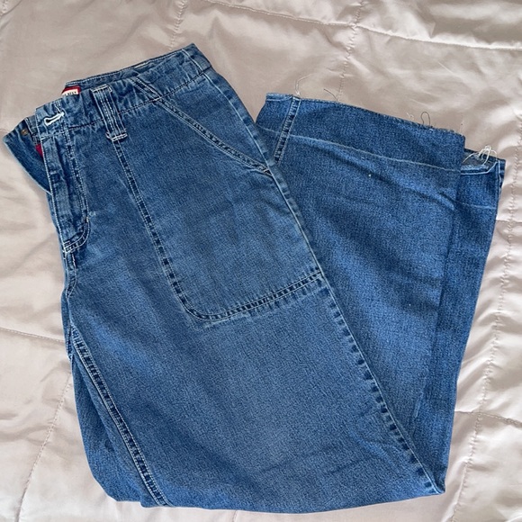 Vintage Old Navy Wide/Straight Leg Jeans - Picture 5 of 11